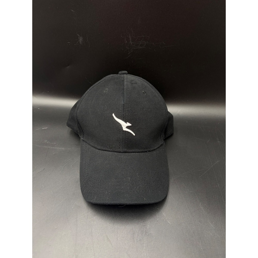 Qantas Airways Mens Womens Logo Embroidered Black Cotton Baseball Cap OSFM